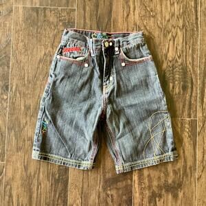 Coogi Gray Denim Shorts